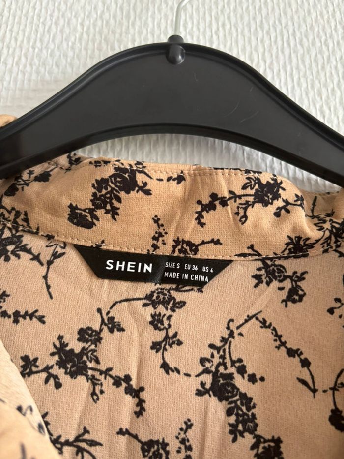 Robe chemise à motifs - photo numéro 4