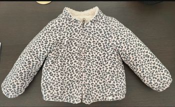 Manteau molletonné réversible