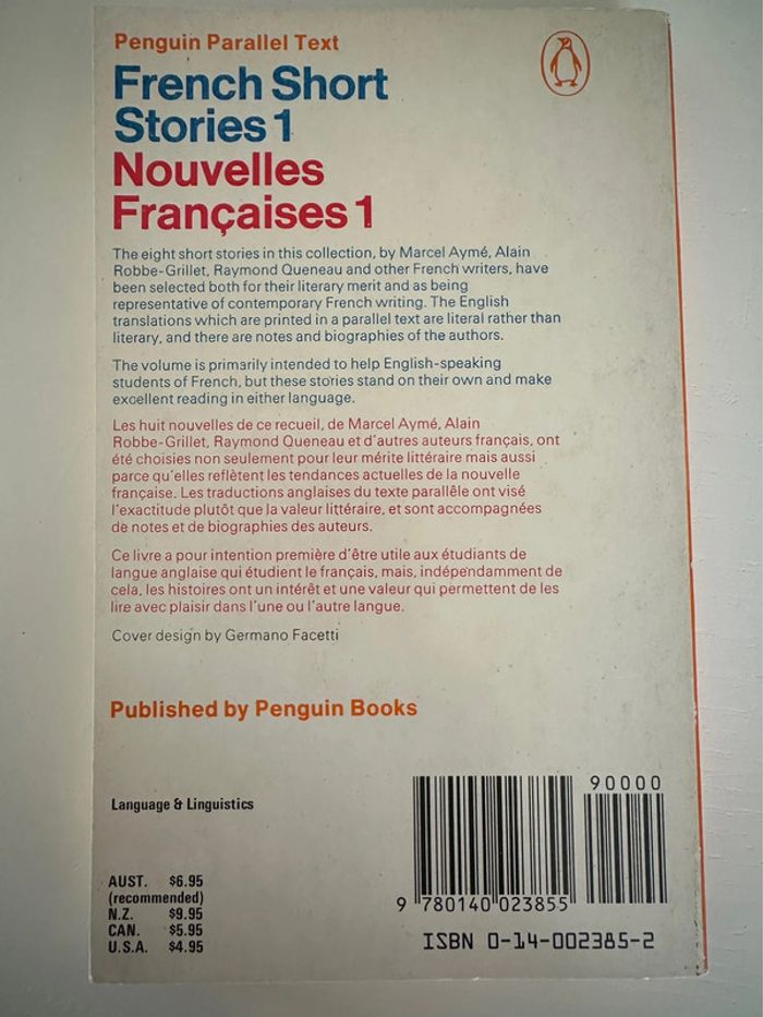 Livre en anglais French Short stories - photo numéro 4