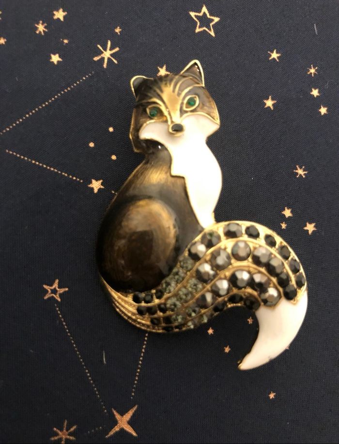 Broche Renard  brun - photo numéro 2