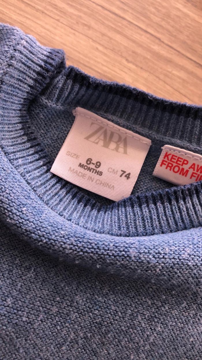 Pull bleu - photo numéro 3