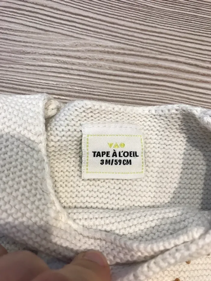 Brassière gilet fille 3 mois TAO - photo numéro 4