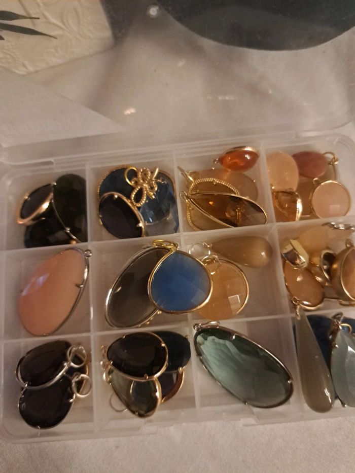 Lot de pendentifs chic multicolore - photo numéro 11