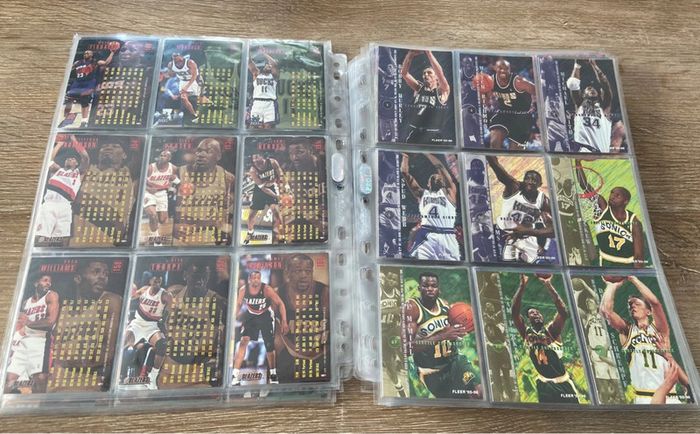 Lot de 149 cartes fleers 95-96 nba vintage - photo numéro 7