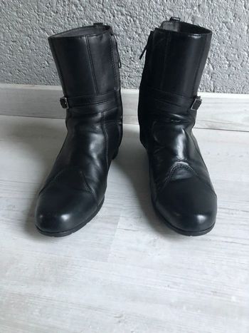 Bottines moto femme cuir « ixs » comme NEUVES