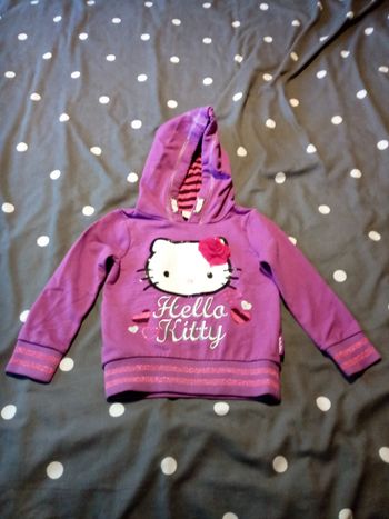 Sweat  à  capuche hello Ketty