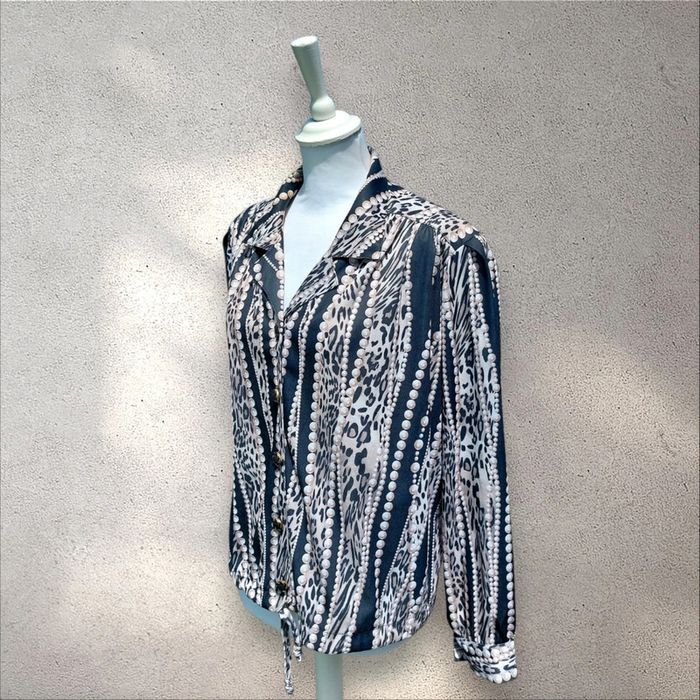 Veste chemise imprimée taille 48 Afibel - photo numéro 3