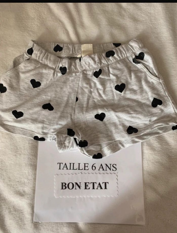 Short avec cœur