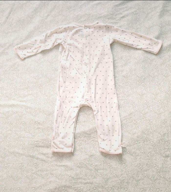 Pyjama à crème à pois Sergent Major 9 mois - photo numéro 4