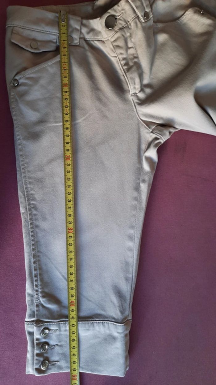 Pantacourt beige T. 6 ans Zara - photo numéro 6
