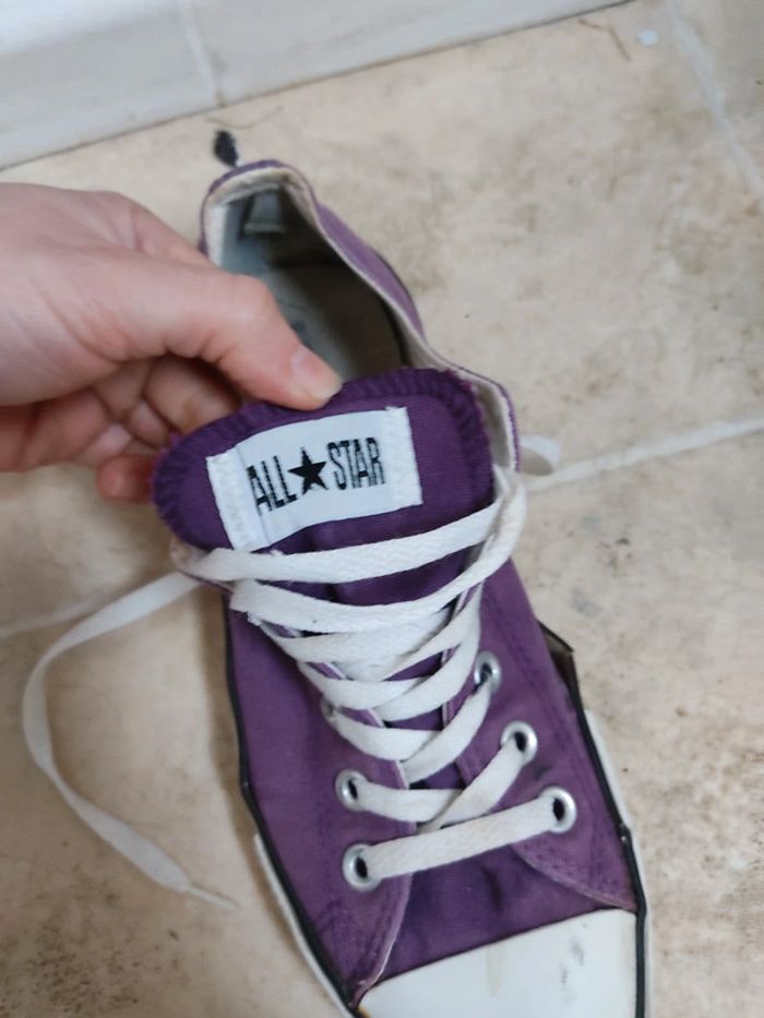 Converses violet - photo numéro 4