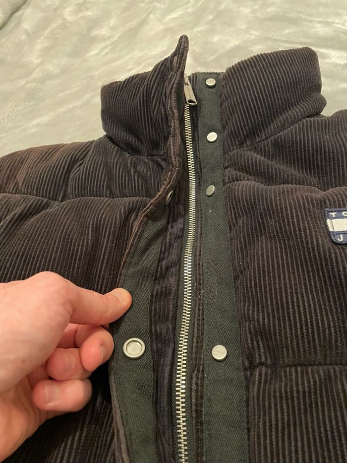 Veste doudoune Tommy Jeans – Velours côtelé – Taille S - photo numéro 2