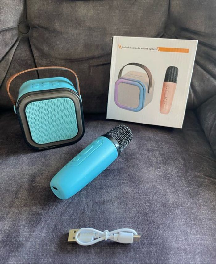 Microphone avec enceinte Bluetooth neuf