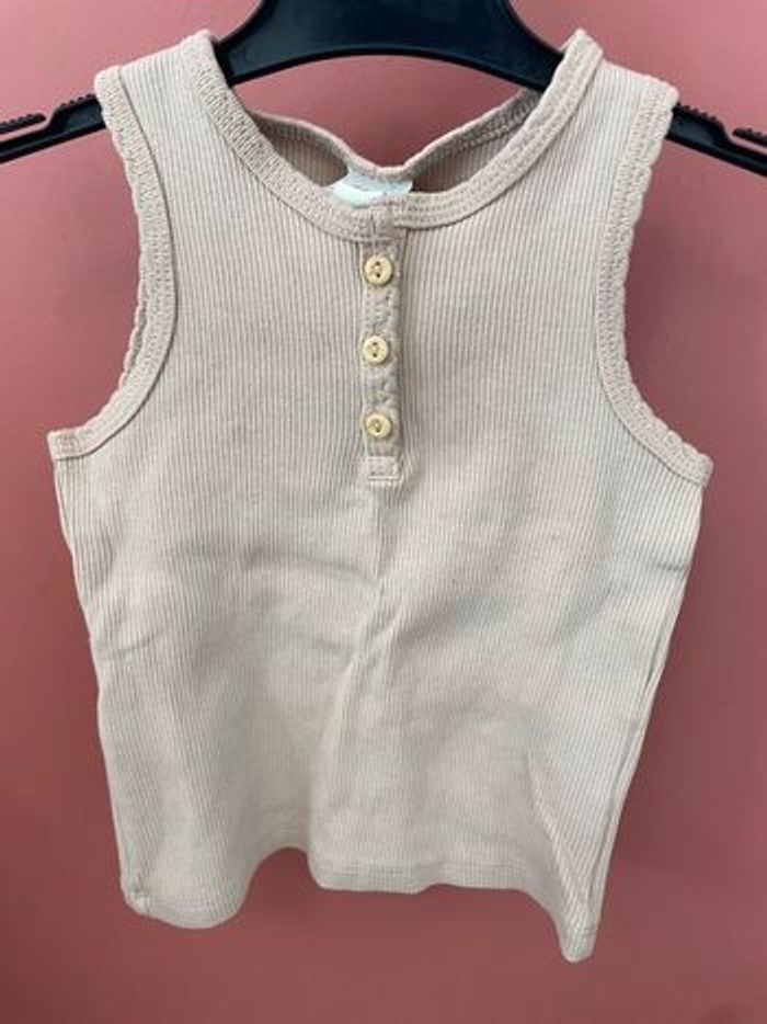 Débardeur coton bio H&M 74cm