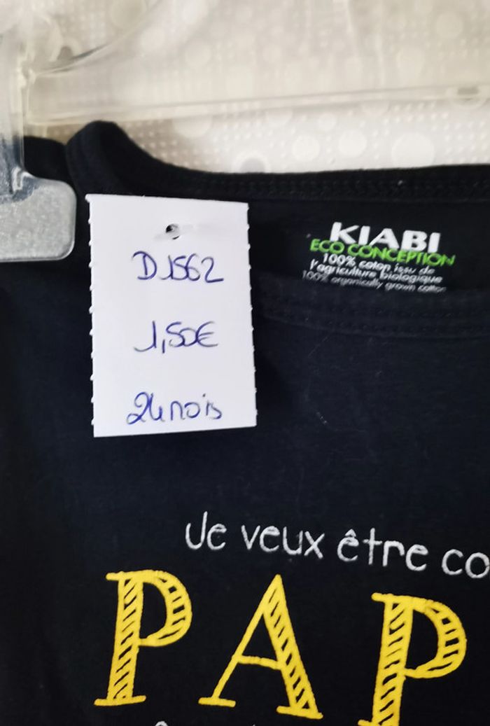 D1562 - tee-shirt garçon 24 mois - photo numéro 3