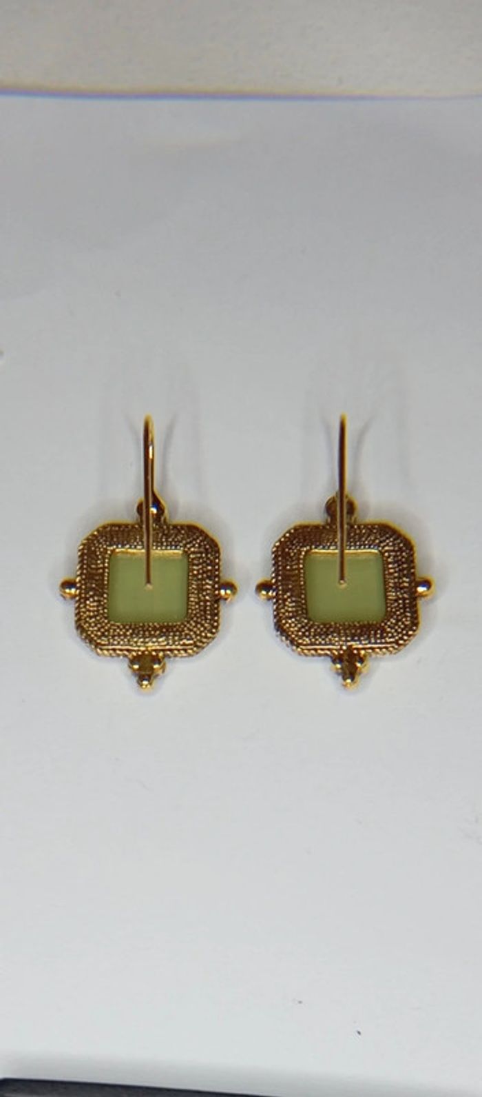 Boucles d'oreilles carrées - photo numéro 2