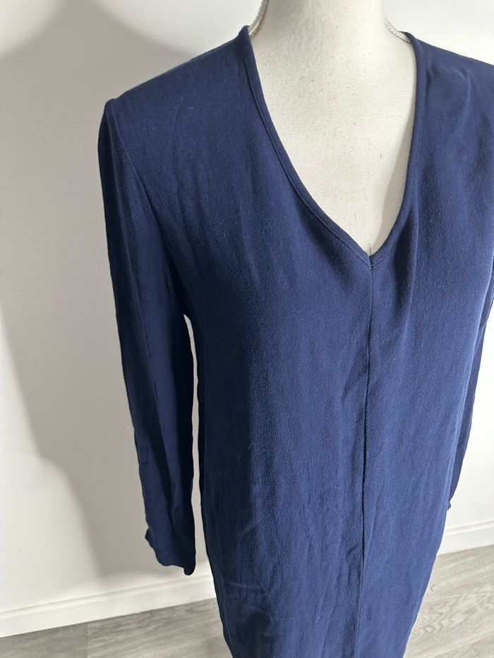 Robe fluide loose bleu marine American Vintage T38 M - photo numéro 3