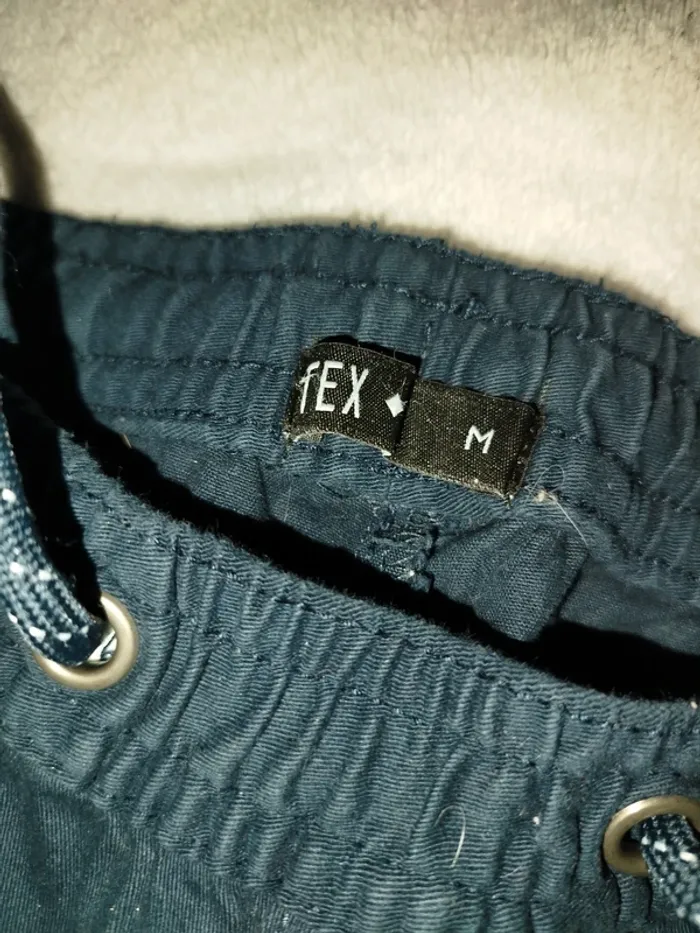Pantalon Tex bleu marine taille M avec taille élastique - photo numéro 4