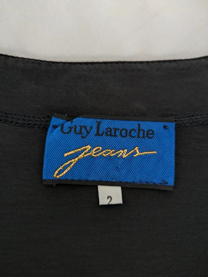 T-shirt d'été brodé - Guy Laroche jeans - taille 40/42 - photo numéro 6