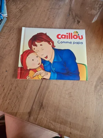 Livre Caillou comme papa