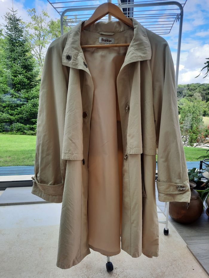 Imperméable  / trench  beige taille 2 (taille 38)