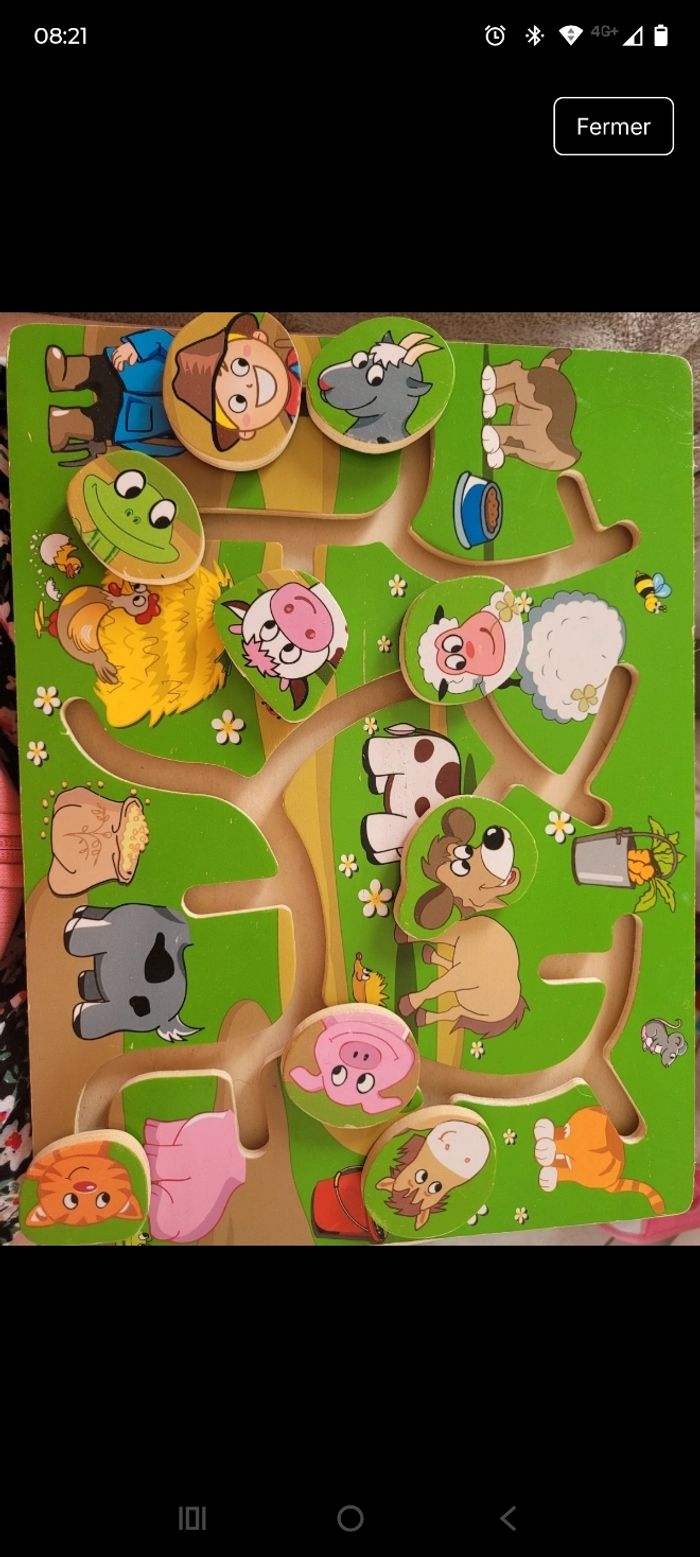 Labyrinthe d'animaux