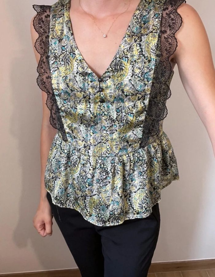 Top péplum cache cache