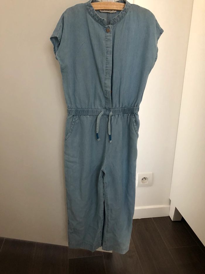 Combinaison fille jeans léger 5 ans