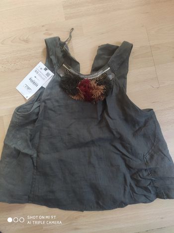 Haut débardeur collier Zara xs
