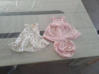 Lot de robe bébé fille