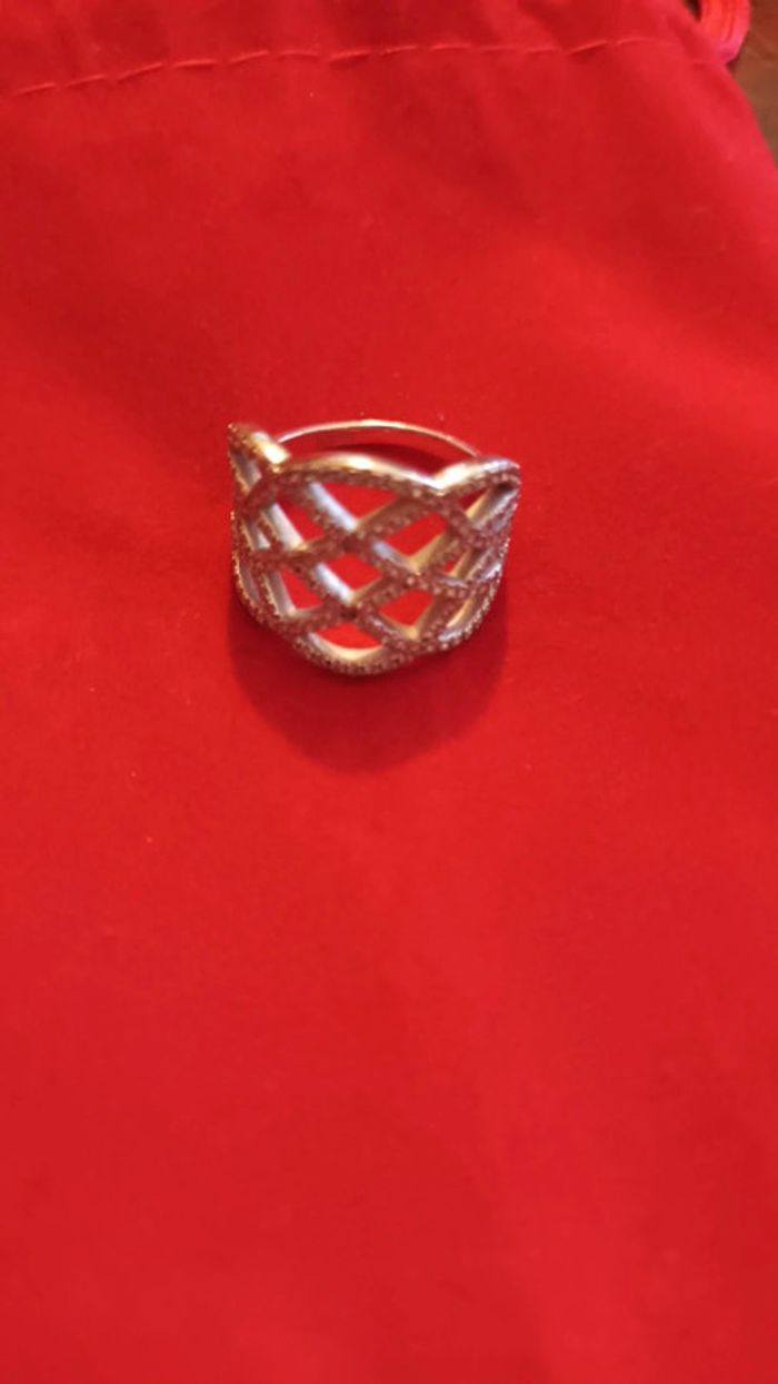 Bague en argent 925 et zirconium - photo numéro 3