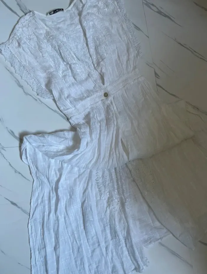 Robe kimono de plage échancré Zara taille XS