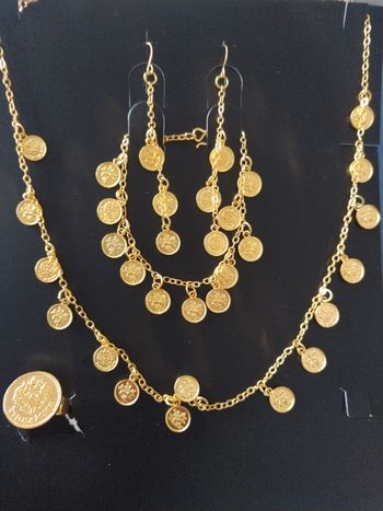 Parure en plaqué or