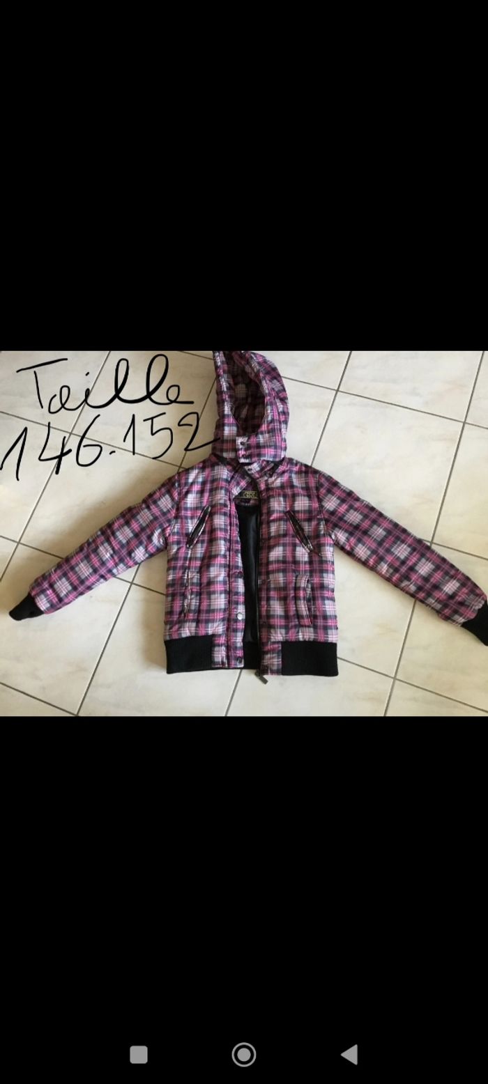 Blouson 12 ans fille rose