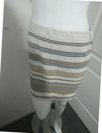 jupe Promod blanc taille M