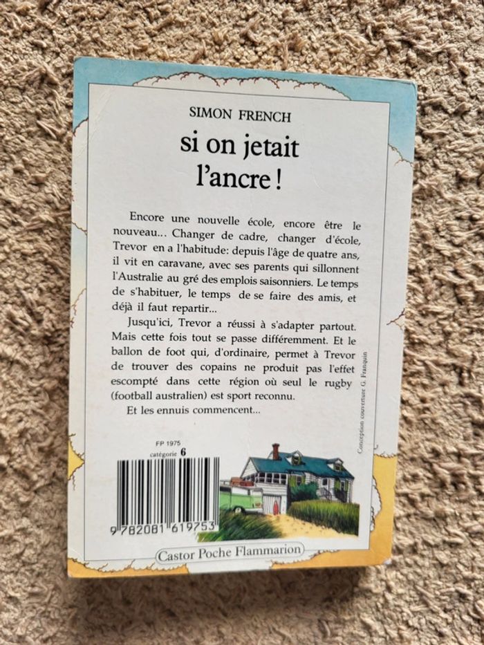 Roman jeunesse Si on jetait l’ancre ! de Simon French - photo numéro 2