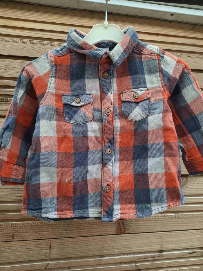 Chemise tape à l'œil 9 mois