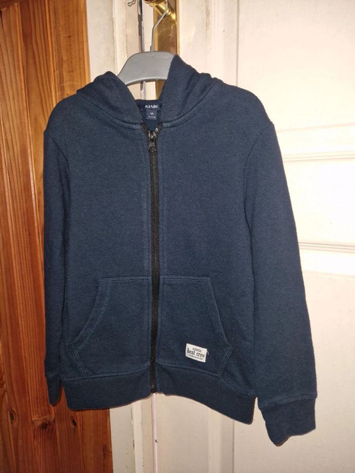 Gilet type sweat zippé garçon - photo numéro 3