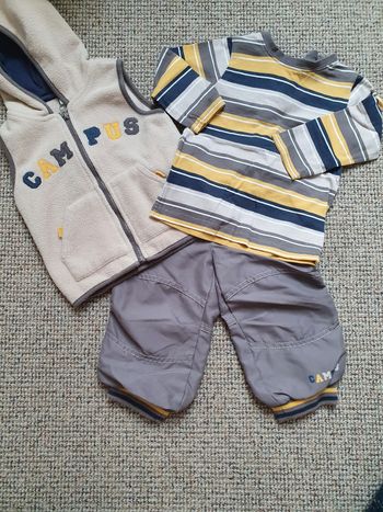 Ensemble pantalon tshirt polaire 18 mois