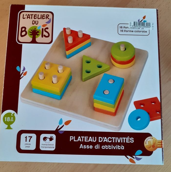 Plateau d'activités bois 17 pièces