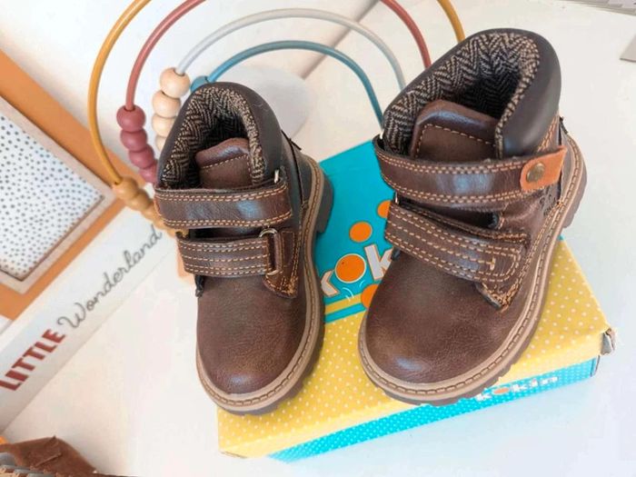 Bottines  garçon  21  neuves - photo numéro 2