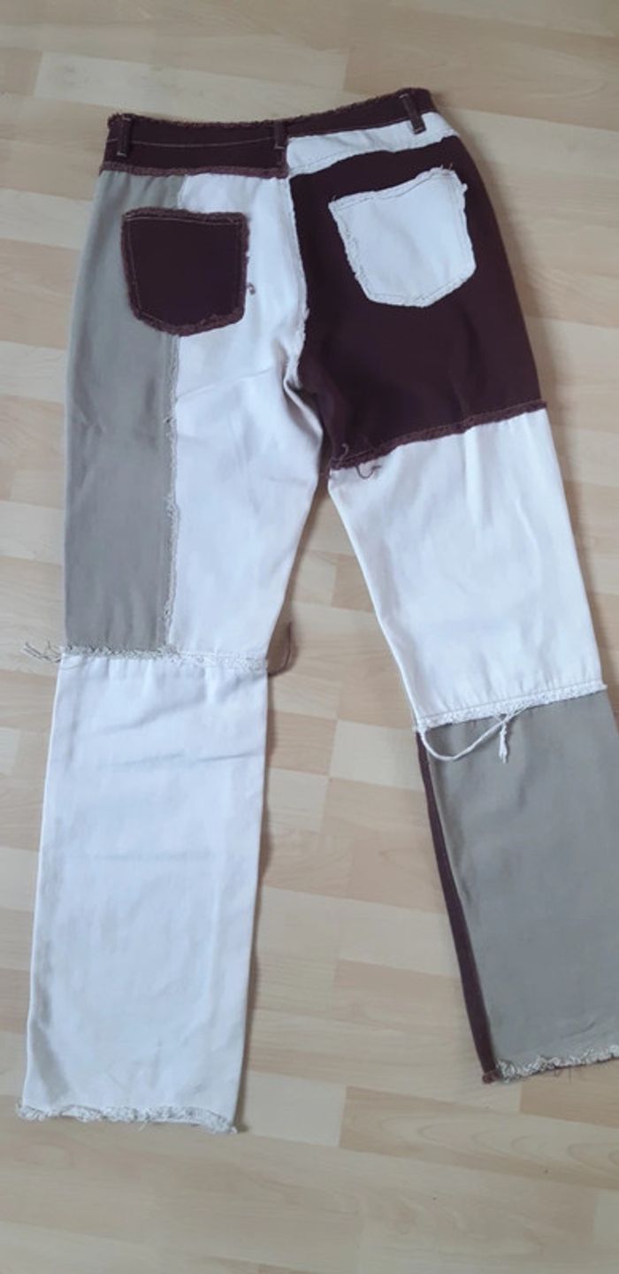 Pantalon empiècement femme taille L - photo numéro 7