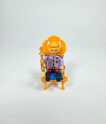 Playmobil Figurine Médiéval prince et son trône