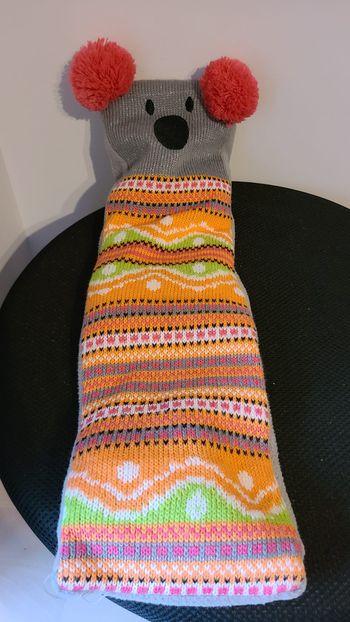 Bouillotte écharpe design animal