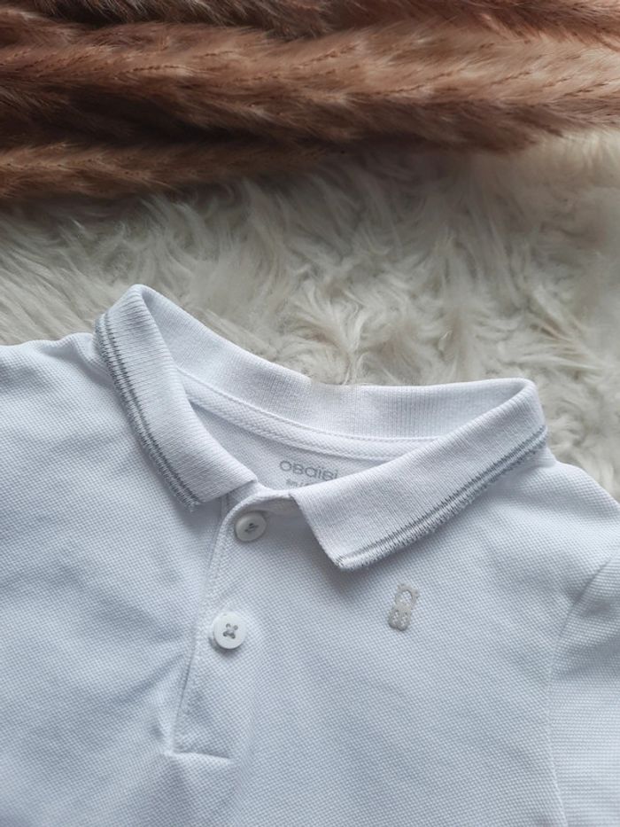 Polo blanc 6 mois - photo numéro 2