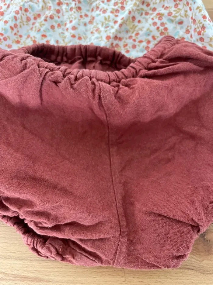 Lot 2 bloomers coton et lin - photo numéro 4
