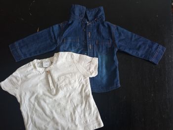 Chemise et t-shirt - 9 mois