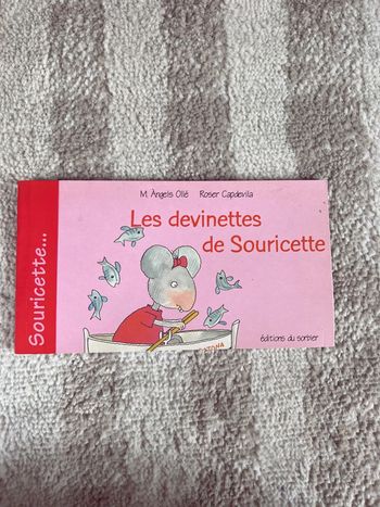 Livre les devinettes de souricette