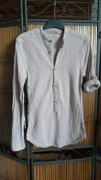 Chemise beige homme "Jules" Taille S