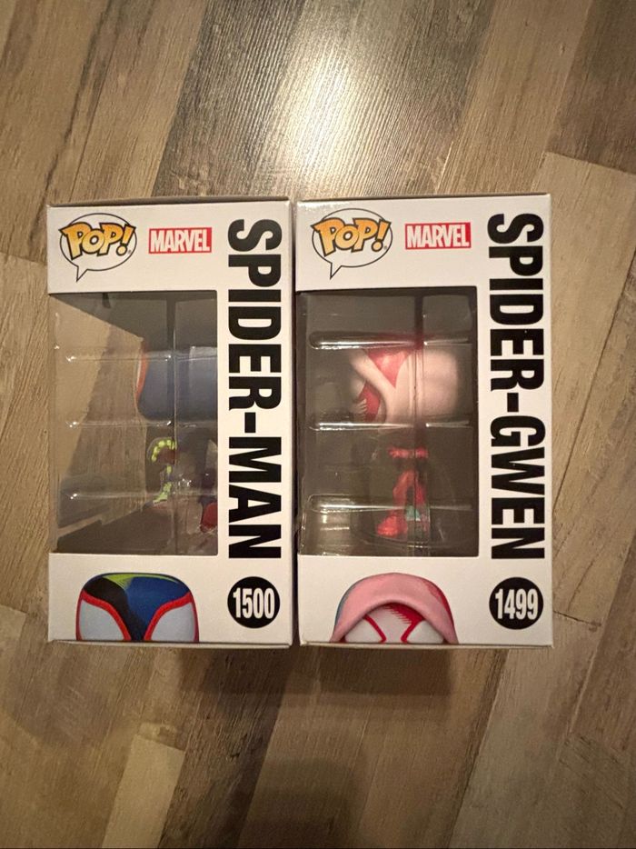 Funko POP : Spider man miles morales (1500) & Spider Gwen (1499) - photo numéro 3